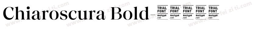 Chiaroscura Bold字体转换